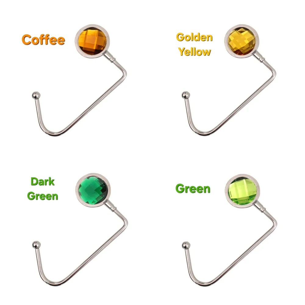 Purse Hooks Rhinestone In Your Choice Of An Assortment Of Colors - Picture 9 of 13